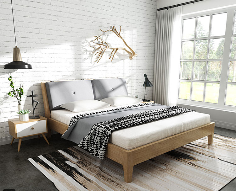 Giường ngủ thiết kế đơn giản sang trọng