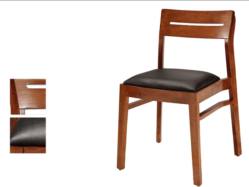 Hình ảnh ghế cà phê gỗ tự nhiên sang trọng hiện đại